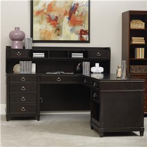Hooker Furniture Kendrick L Desk with Hutch